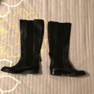 Black Franco Sarto knee high boots